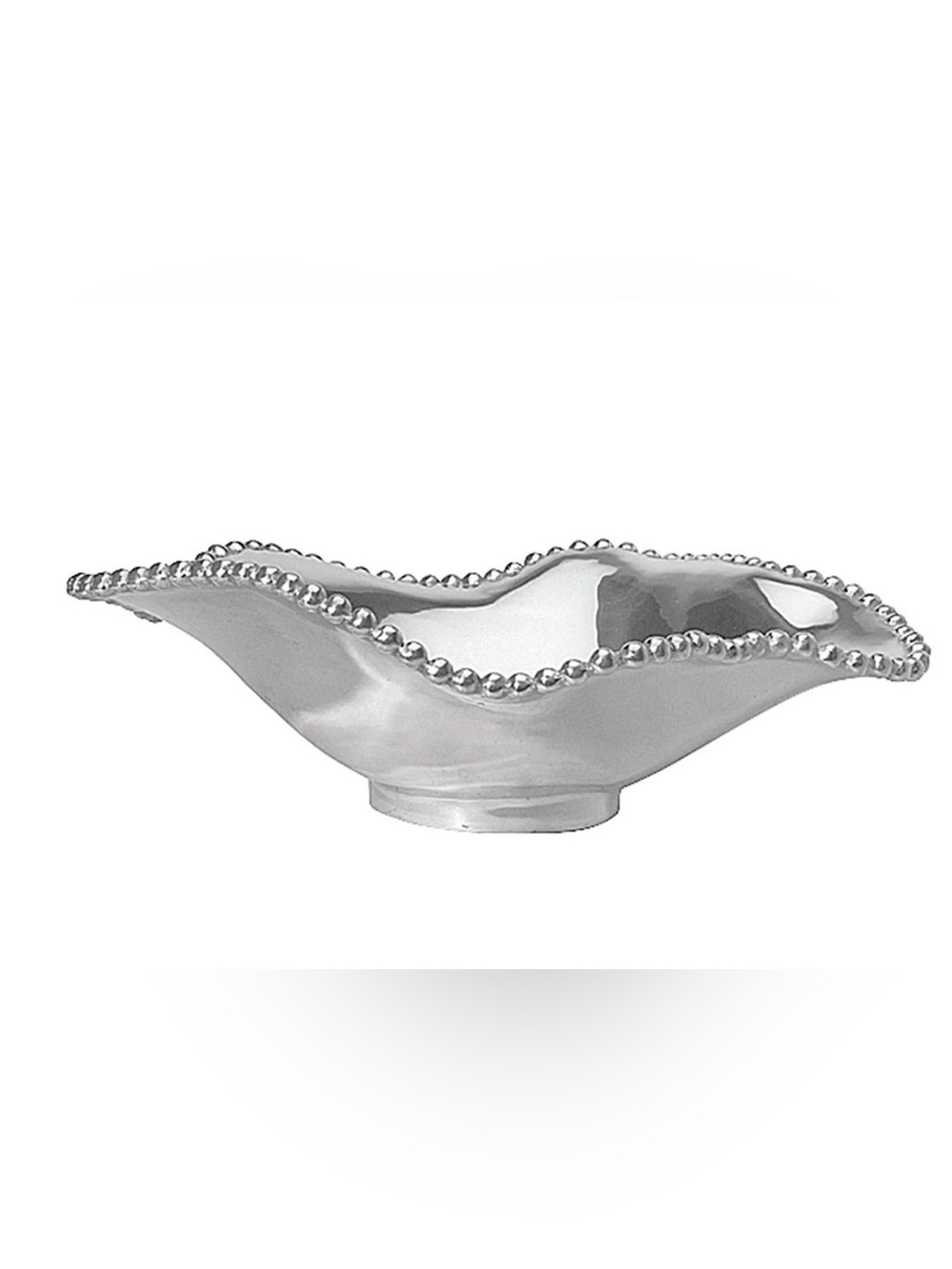 Mariposa Pearled Wavy Bowl String of pearls Beaded Edge Decorative Bowl